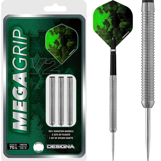 Designa - Designa Mega Grip V2 Darts - Steel Tip - M1